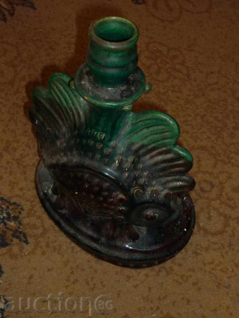 Ancient ceramic candlestick with price 56.00 BGN | € 28.63 Ancient ceramic candlestick with price 56.00 BGN | € 28.63