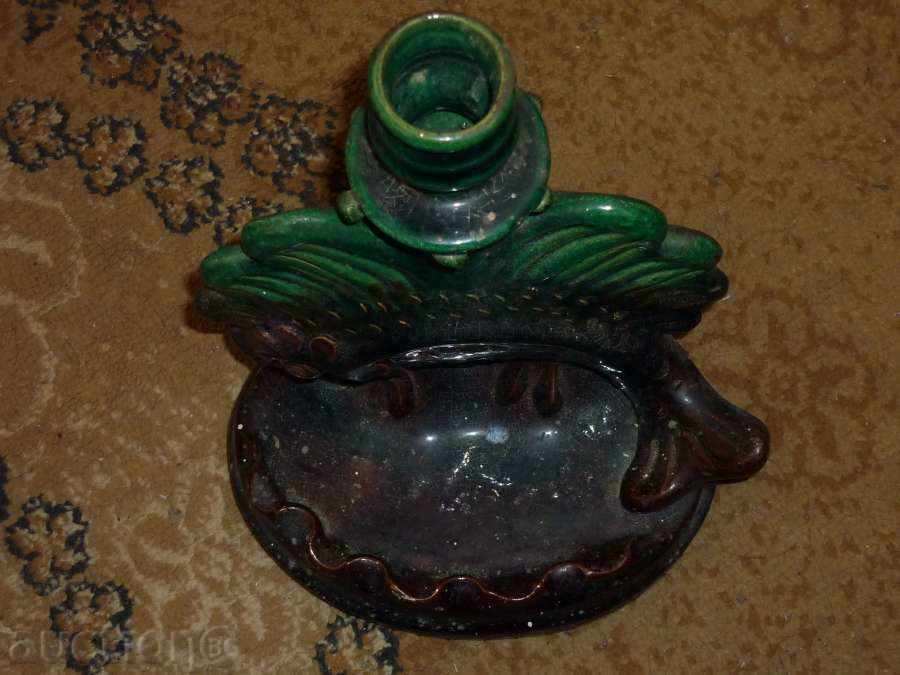 Ancient ceramic candlestick - 6 Ancient ceramic candlestick - 6