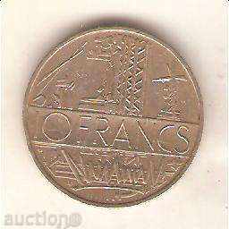10 франка Франция 1976 г.