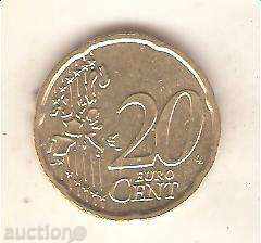 Austria 20 euro cents 2004