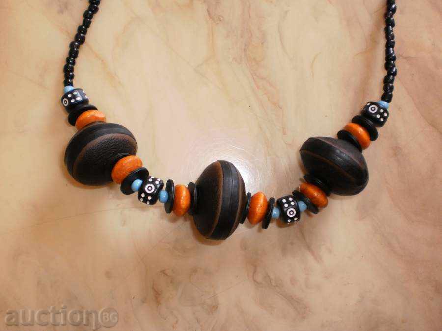 Колие от африкански семки в гръндж стил с цена 15.00 лв. | € 7.67 Колие от африкански семки в гръндж стил с цена 15.00 лв. | € 7.67