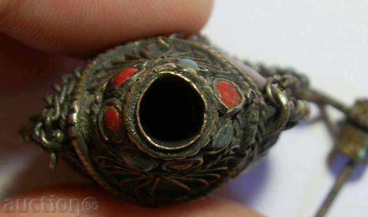 Auction R-210110 Ancient Indian? India Perfume Bottle Rarely Auction R-210110 Ancient Indian? India Perfume Bottle Rarely