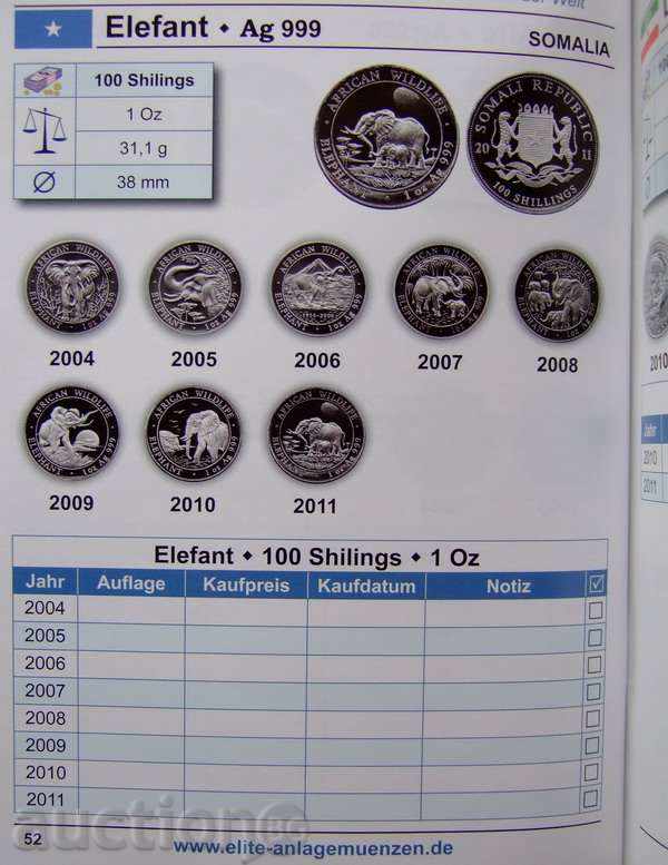 Elite ασημένια νομίσματα - notebook - Κατάλογος - 5 Elite ασημένια νομίσματα - notebook - Κατάλογος - 5