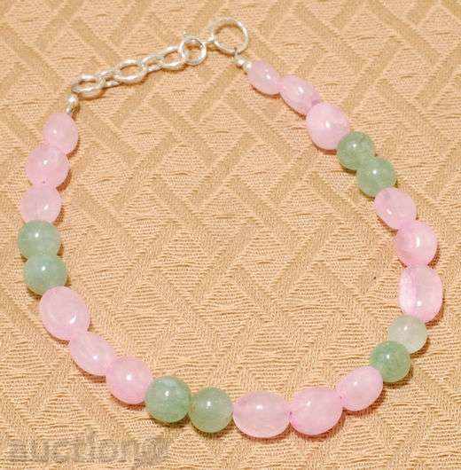 ROSE QUARTZ AND GREEN AVANTYRIN 19.06 cm