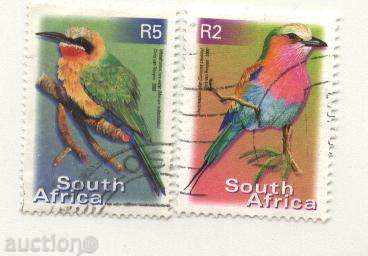 Клеймовани марки Птици 2000 от Южна Африка