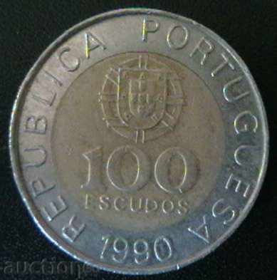100 escudo 1990, Portugal with price 1.99 BGN | € 1.02