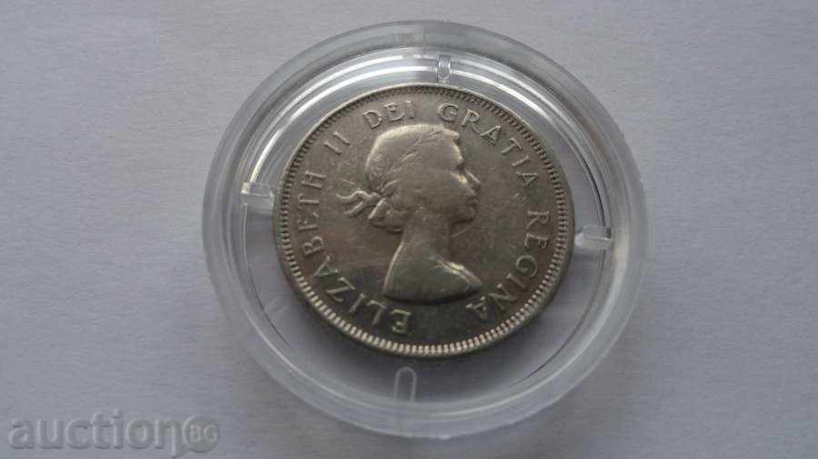 Canada 1960 - 25 Cents (Silver) with price 13.90 BGN | € 7.11 Canada 1960 - 25 Cents (Silver) with price 13.90 BGN | € 7.11