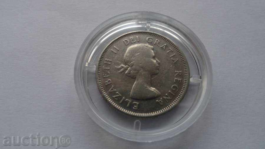 Canada 1960 - 25 Cents (Silver) - 6 Canada 1960 - 25 Cents (Silver) - 6