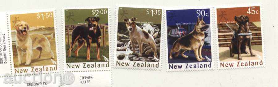 Чисти марки Година на Кучето  2006 от Нова Зеландия