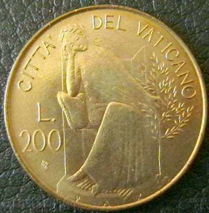 200 лири 1979, Ватикан