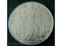 100 liras 1980, Vatican