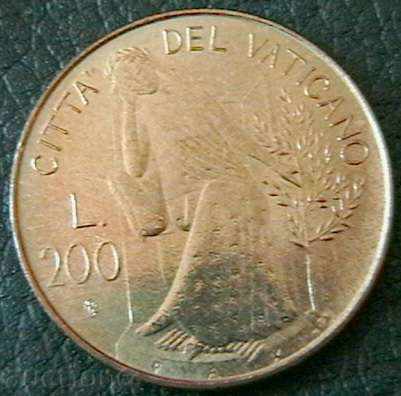 200 liras 1980, Vatican