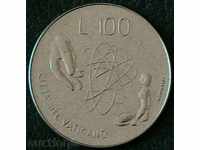 100 liras 1983, Vatican