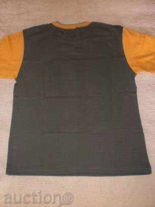 Delivery of T-shirt in gray, yellow and turquoise, sizes 128,116 and 140