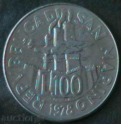 100 pounds 1978, San Marino with price 7.00 BGN | € 3.58 100 pounds 1978, San Marino with price 7.00 BGN | € 3.58