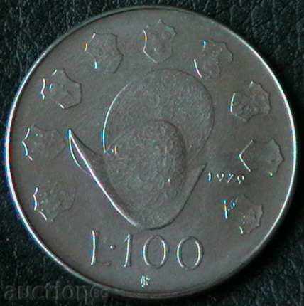 100 Lire 1979, San Marino