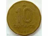 Αργεντινή 10 centavos 1987