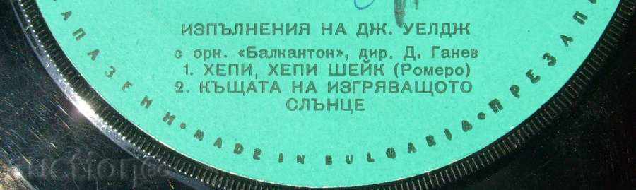 Auction small plate J. Welcome / House of the Emerging Sun № 5769 Auction small plate J. Welcome / House of the Emerging Sun № 5769