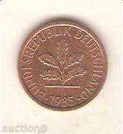 MFF 1 pfing 1985 F with price 0.30 BGN | € 0.15 MFF 1 pfing 1985 F with price 0.30 BGN | € 0.15