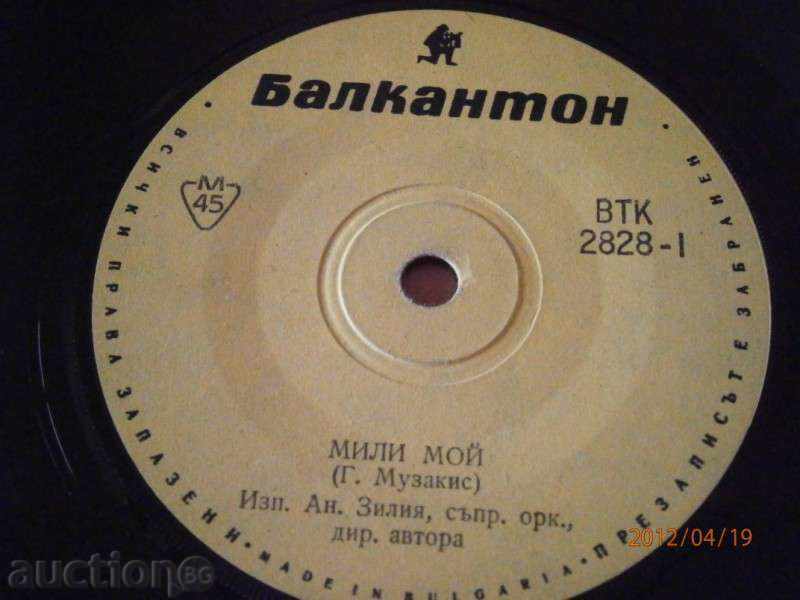 ANGELA ZILIA - Small plate - BALKANTON - VTK 2828 with price 1.00 BGN | € 0.51 ANGELA ZILIA - Small plate - BALKANTON - VTK 2828 with price 1.00 BGN | € 0.51