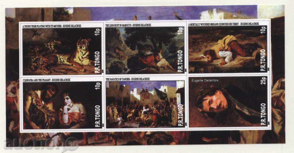 Clear Block Painting Eugene Delacroix 2010 from Tongo