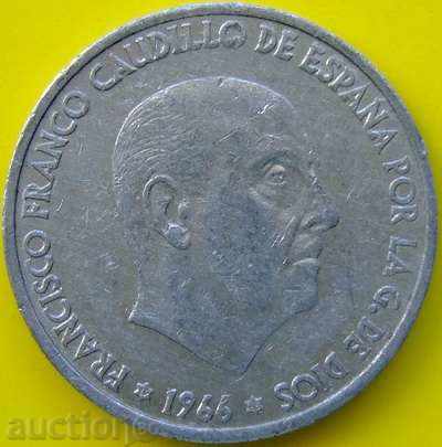 Ισπανία 50 centavos 1968 με τιμή 0.60 BGN | € 0.31 Ισπανία 50 centavos 1968 με τιμή 0.60 BGN | € 0.31
