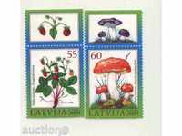 Чисти марки Гъби и горски ягоди  2009 от Латвия