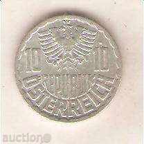 Αυστρία 10 γρόσια το 1971 με τιμή 0.40 BGN | € 0.20 Αυστρία 10 γρόσια το 1971 με τιμή 0.40 BGN | € 0.20