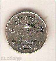 Olanda 25 cenți 1972