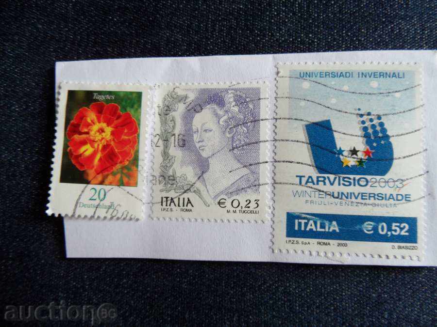 postage stamps lot - 3 pcs.