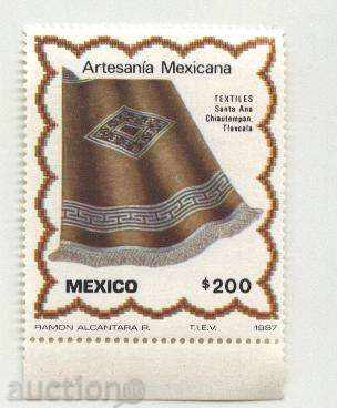 Чиста марка Текстил  1987 от Мексико