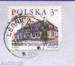 Traveled envelope House 2001 from Poland to Bulgaria with price 0.55 BGN | € 0.28