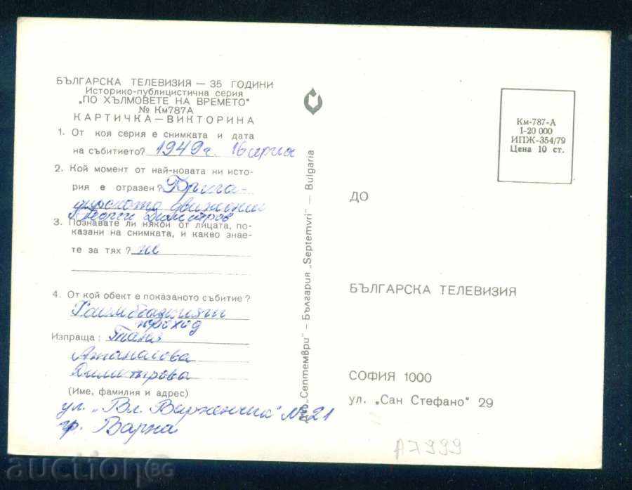 Auction THE HOLES OF TIME - GEORGI DIMITROV AND BRIGADIRI / A7999 Auction THE HOLES OF TIME - GEORGI DIMITROV AND BRIGADIRI / A7999