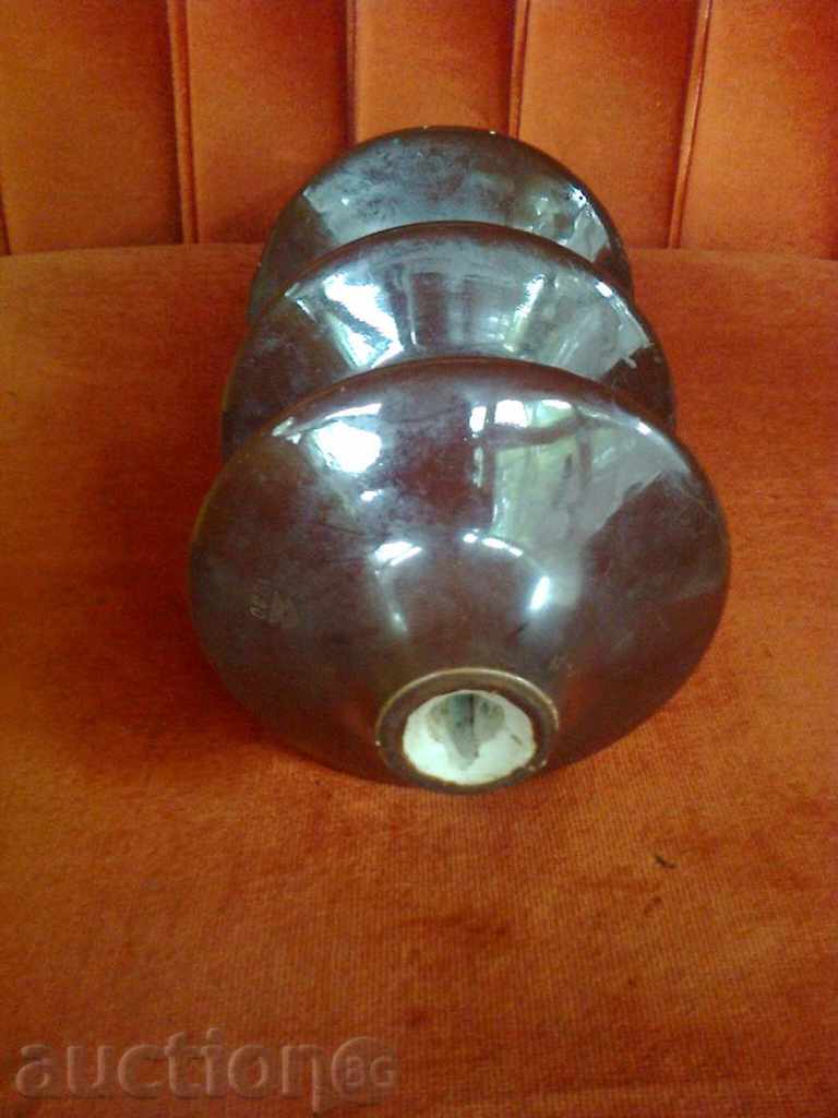 Porcelain insulator large with price 40.00 BGN | € 20.45 Porcelain insulator large with price 40.00 BGN | € 20.45