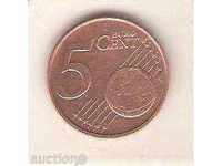 Netherlands 5 euro cents 2005