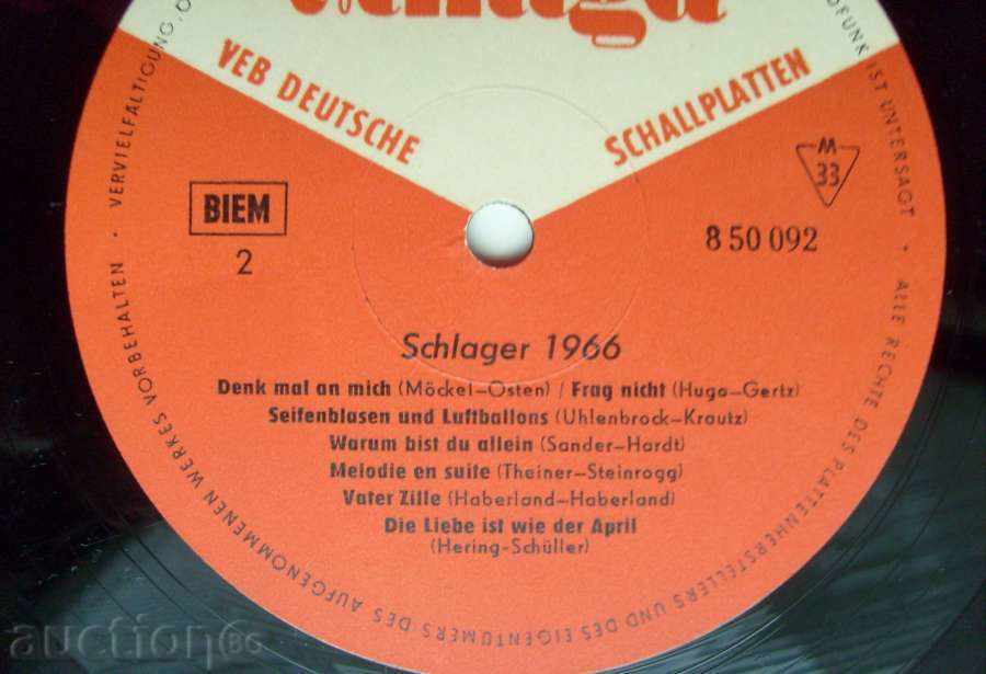 Delivery of Schlager 1966 / Lighters from 1966 / Amiga DDR GDR Delivery of Schlager 1966 / Lighters from 1966 / Amiga DDR GDR