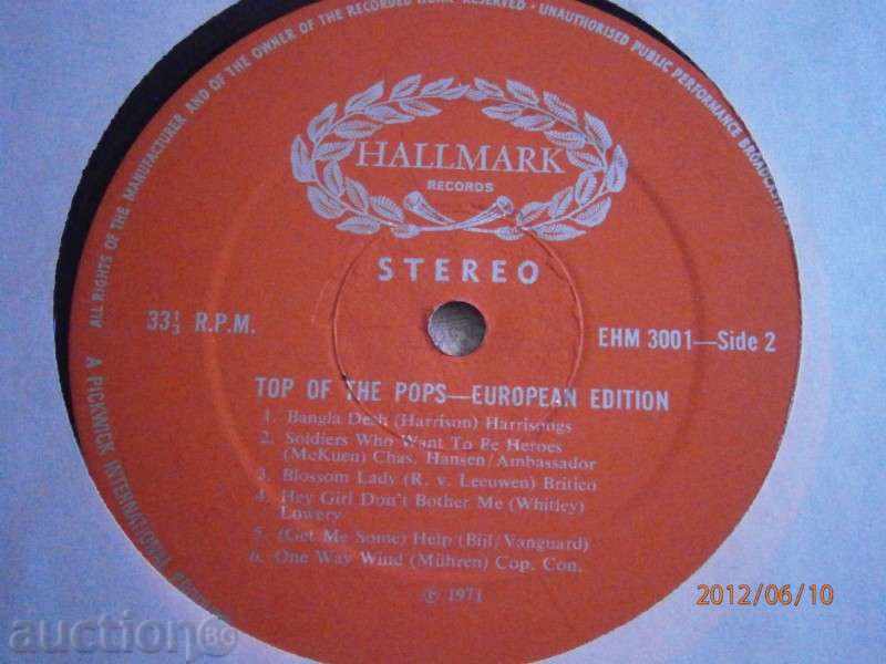 Delivery of TOP OF THE POPS - English - HALLMARK - EXCELLENT Delivery of TOP OF THE POPS - English - HALLMARK - EXCELLENT