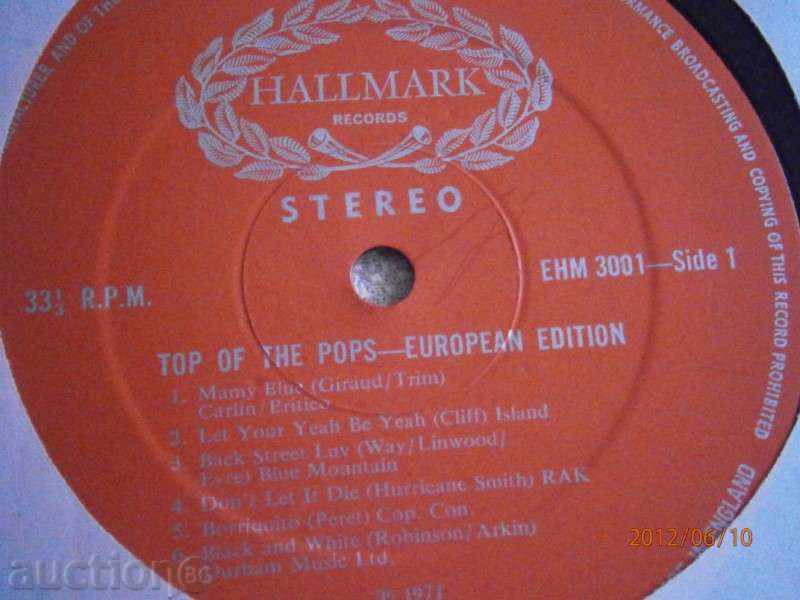 TOP OF THE POPS - English - HALLMARK - EXCELLENT - 5 TOP OF THE POPS - English - HALLMARK - EXCELLENT - 5