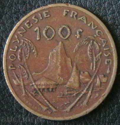 100 francs 1987, French Polynesia