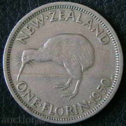 1 флорин 1950, Нова Зеландия