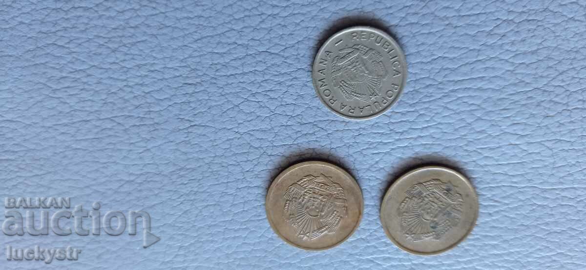 Delivery of lot of coins Romania -1954/55