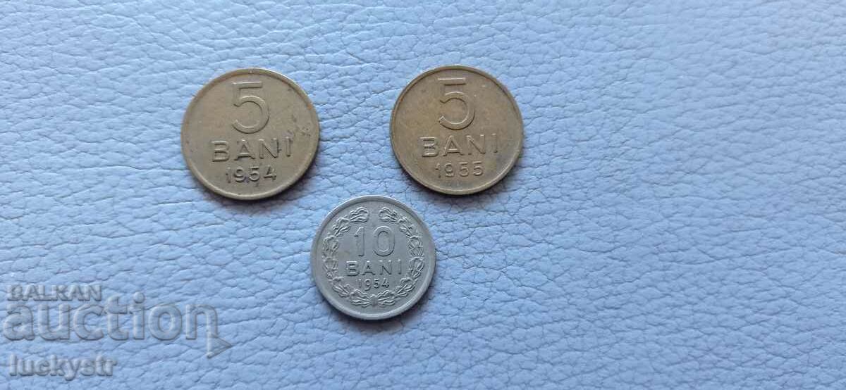 lot of coins Romania -1954/55 - 5