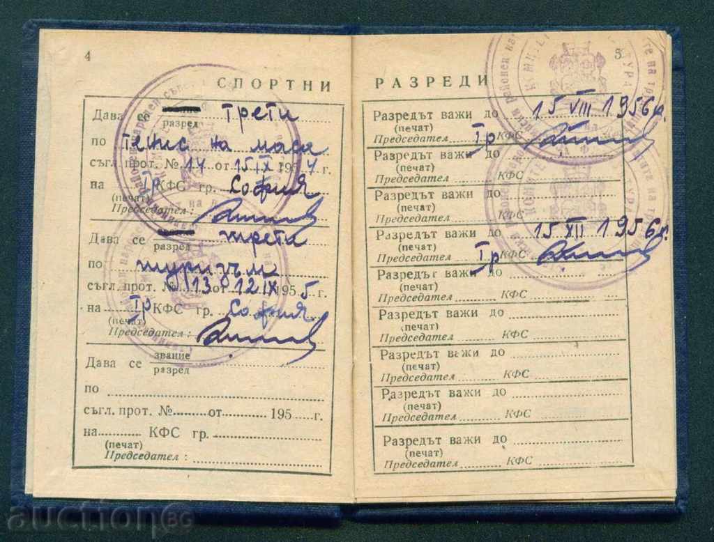 Παράδοση SPORTS ΚΑΤΑΤΑΞΗ ΜΑΡ 1955 διαφ. ΤΡΙΤΗ / D32