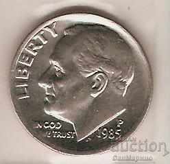 1 dime USA 1985 P ** with price 0.50 BGN | € 0.26 1 dime USA 1985 P ** with price 0.50 BGN | € 0.26