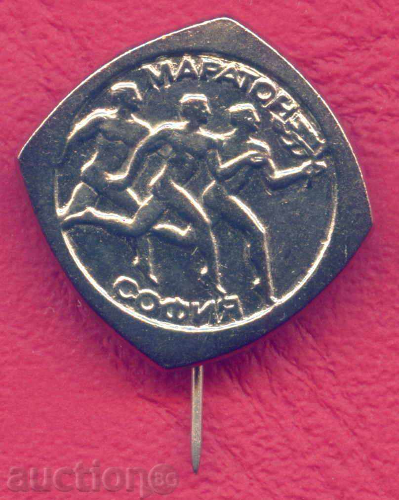 Badge SPORT - MARATHON - SOFIA / Z250 with price 2.00 BGN | € 1.02 Badge SPORT - MARATHON - SOFIA / Z250 with price 2.00 BGN | € 1.02