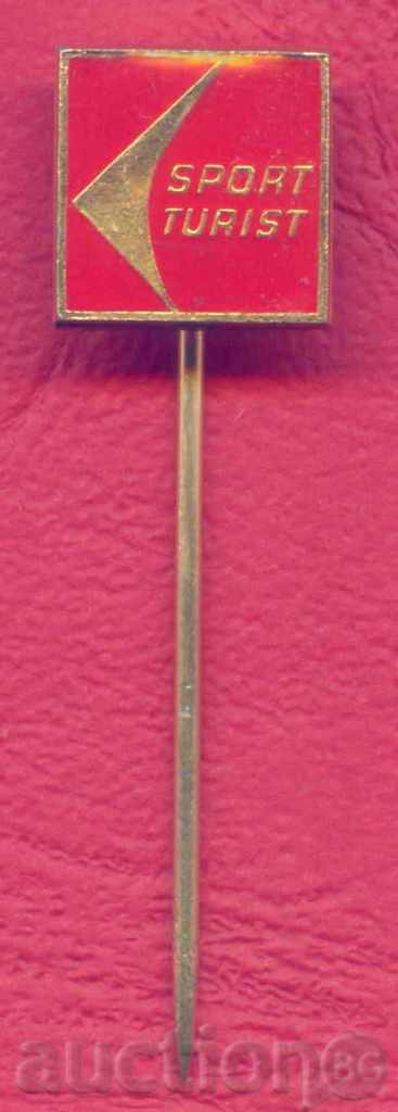 Badge SPORT - SPORT TOURIST - SPORT TURIST / Z254 with price 2.00 BGN | € 1.02 Badge SPORT - SPORT TOURIST - SPORT TURIST / Z254 with price 2.00 BGN | € 1.02