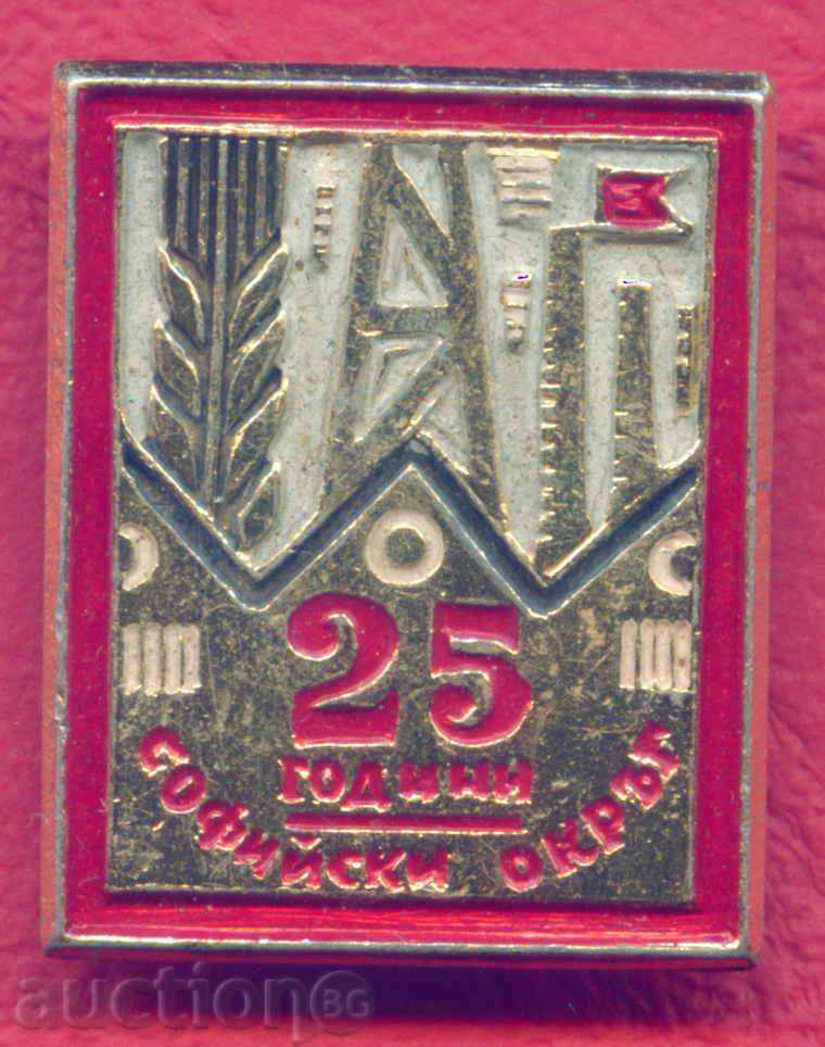 Pin 25 ΧΡΟΝΙΑ ΣΟΦΙΑ DISTRICT / Z286