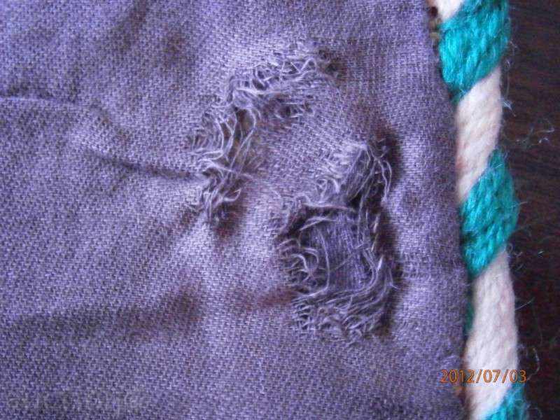 Hand-woven pillowcase - authentic - 5