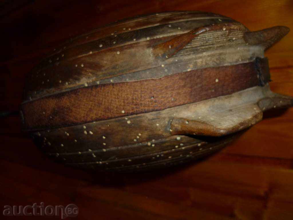 Старинна дървена бъклица - 5