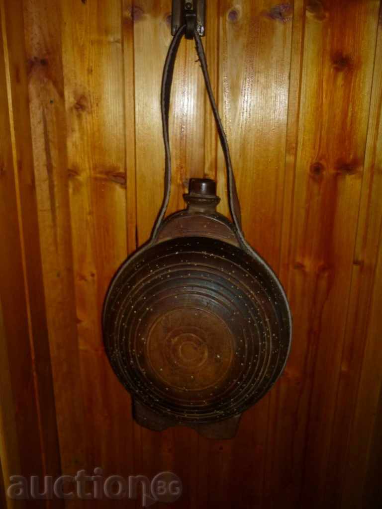 Старинна дървена бъклица